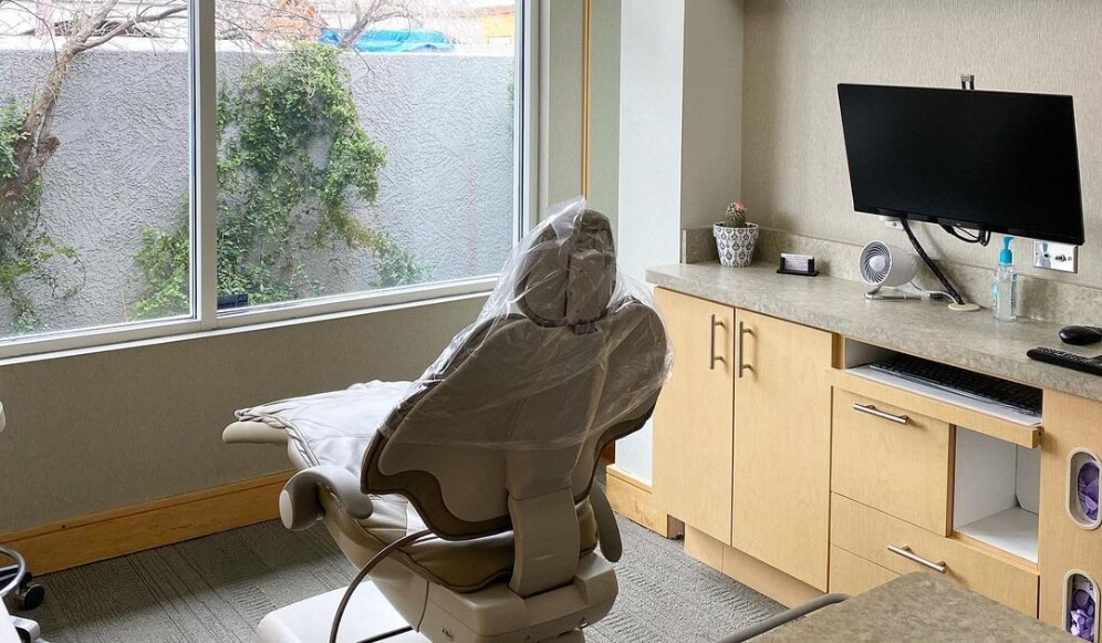 Dental office treatment room