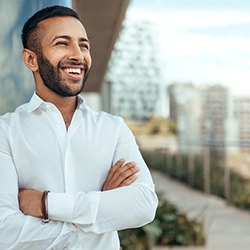 Confident, successful-looking man